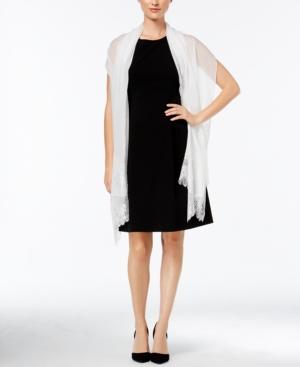 Calvin Klein Lace-border Evening Scarf