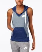 Nike Gym Vintage Colorblocked Sleeveless Hoodie