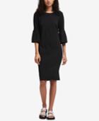 Dkny Embellished Bell-sleeve Dress, Created For Macy's