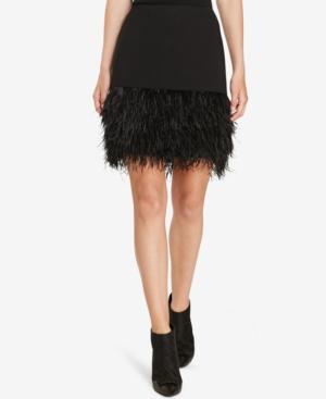Polo Ralph Lauren Feather-trim Ponte Skirt