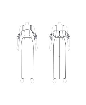 Customize: Add Wide Shoulder Straps - Fame And Partners 2-pc. Wide-strap Dress