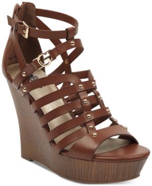 G By Guess Dezzi Wedge Sandals Women's Shoes