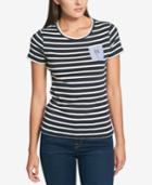 Tommy Hilfiger Cotton Chambray-pocket T-shirt, Created For Macy's