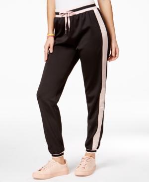 The Edit By Seventeen Juniors' Striped Track Pants