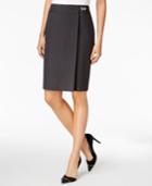 Calvin Klein Faux-wrap Pencil Skirt