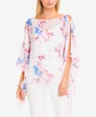Vince Camuto Floral-print Poncho Top