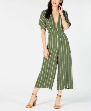 Sage The Label Striped Cropped Jumpsuit
