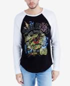True Religion Men's Embroidered Raglan-sleeve T-shirt