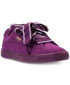 Puma Women's Suede Heart Satin Ii Casual Sneakers From Finish Line