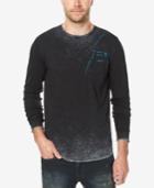 Buffalo David Bitton Men's Graphic-print Long-sleeve T-shirt