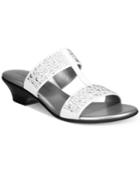 Karen Scott Eddina Embellished Slide Sandals, Created For Macy's Women's Shoes