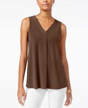 Alfani Petite V-neck Top, Only At Macy's