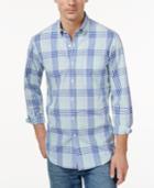 Club Room Men's Plaid Button-down Shirt, Only At Macy's