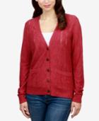 Lucky Brand Pocketed Boyfriend Cardigan