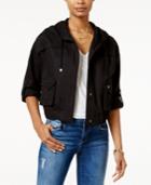 American Rag Juniors' Cropped Cargo Jacket, Created For Macy's