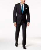 Calvin Klein Men's Extra-slim Fit Black Solid Suit