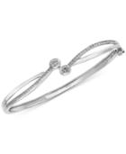Effy Diamond Bangle Bracelet (3/4 Ct. T.w.) In 14k White Gold