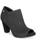 Giani Bernini Angye Perforated Peep-toe Shooties, Only At Macy's Women's Shoes