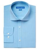 Vince Camuto Slim-fit Teal Solid Dress Shirt