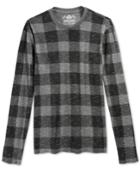 American Rag Buffalo Checkered Long-sleeve T-shirt, Only At Macy's