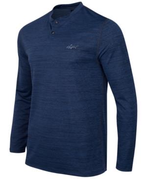 Greg Norman For Tasso Elba Men's Performance Space-dyed Henley, Only At Macy's