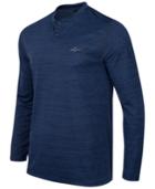 Greg Norman For Tasso Elba Men's Performance Space-dyed Henley, Only At Macy's