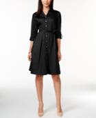Charter Club Classic Belted Shirt Dress, Only At Macy's