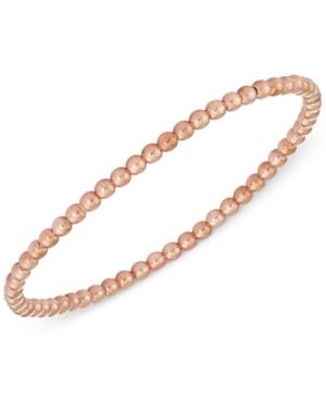 Beaded Bracelet In 14k Gold Or Rose Gold Over Sterling Silver