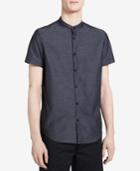 Calvin Klein Men's Classic-fit Band-collar Shirt