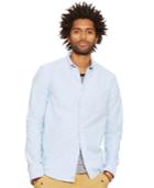 Denim & Supply Ralph Lauren Distressed Oxford Sport Shirt