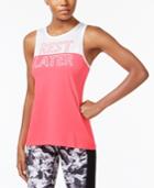 Ideology Rest Later Colorblocked Graphic Tank Top, Only At Macy's
