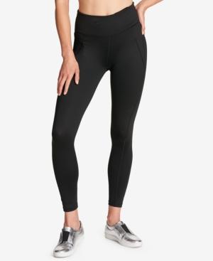 Dkny Sport Logo-print Yoga Leggings