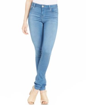 Celebrity Pink Jeans Juniors' Super-soft Skinny Jeans, Indigo Light Wash