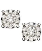 Prestige Unity Diamond Earrings, 14k White Gold Diamond Circle Stud Earrings (3/4 Ct. T.w.)