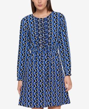 Tommy Hilfiger Printed Shirtdress, Created For Macy's
