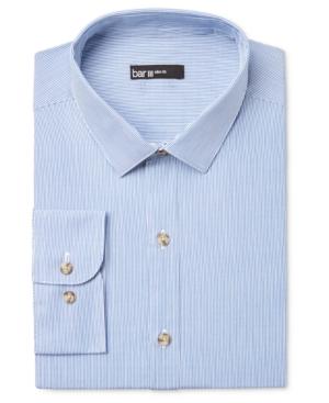 Bar Iii Men's Slim-fit Hairline-striped Dress Shirt, Only At Macy's