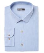 Bar Iii Men's Slim-fit Hairline-striped Dress Shirt, Only At Macy's