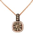 Effy Diamond Pendant Necklace (1/2 Ct. T.w.) In 14k Rose Gold