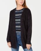 Planet Gold Juniors' Chunky Lace-up Cardigan