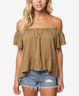 O'neill Juniors' Farrah Off-the-shoulder Top