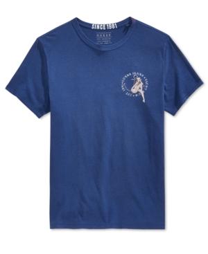 Guess Men's Anchor Girl Graphic-print T-shirt