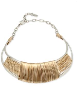 Robert Lee Morris Soho Two-tone Wrapped Collar Necklace
