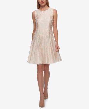 Tommy Hilfiger Floral-brocade Drop-waist Dress