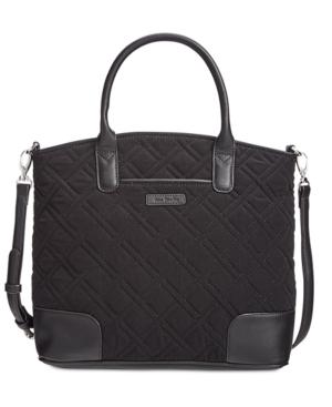 Vera Bradley Microfiber Trimmed Satchel