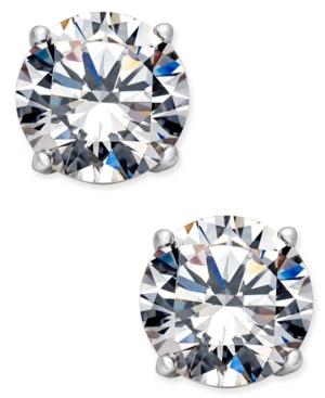 Eliot Danori Silver-tone Crystal Stud Earrings, Only At Macy's