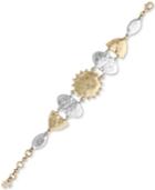 Lucky Brand Two-tone Medallion Link Bracelet