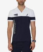 Nautica Men's Slim-fit Heritage Color Block Polo Shirt