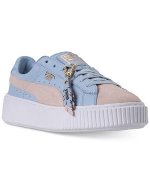 Puma Women's Basket Platform Coachella Casual Sneakers From Finish Line