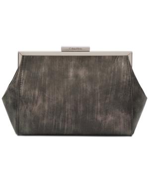 Calvin Klein Brushed Metallic Small Clutch