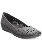 Easy Street Charlize Cutout Wedge Flats Women's Shoes